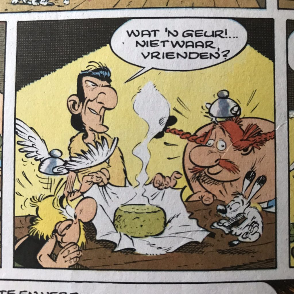 Asterix en Obelix ruiken Corsicaanse kaas
